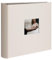 1DOT2 Leinen Fotoalbum zum Selbstgestalten Groß Fotobuch zum Einkleben im Format 30x30.5 cm hat 120 (60Blatt) säurefreien schwarze Seiten (200g/m²), Beige