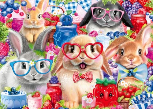 Ravensburger Hasen und Beeren – 35-teiliges Puzzle für Kinder | entzückender Frühlingsspaß | fördert Kreativität und Konzentration | FSC-Zertifiziert