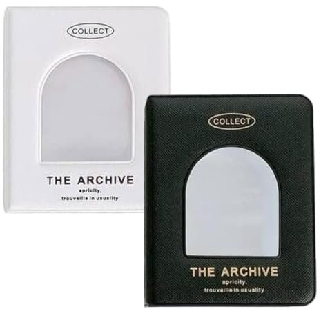 SIRLOMU 2 pcs Photo Album with 40 Pockets for 3 Fujifilm Instax Mini Film, Compatible with Instax Mini 12, 11, 7s, 8, 8+, 9, 70, 40, 25, 50s, 90, 99 EVO, Mini Liplay (6.6x9.3 cm) (white,black)