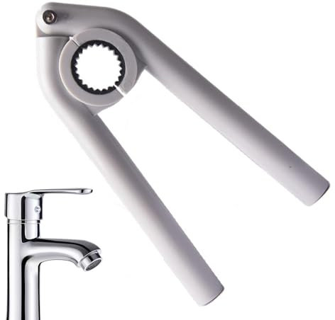 Faucet Aerator Wrench - Tap Remover Tool, Faucet Nozzle Wrench | Tap Spanner Nonslip Aerator Installer Ergonomic Replacement Tool, Faucet Aerator Keys, Faucet Tools for Kitchen, Toilet