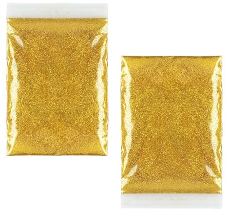 100 Gramm Glitzer Basteln, Glitzer Zum Weihnachten Basteln Kerzen, Glitzerpulver Gesicht Diy Epoxidharz Kartenbasteln, Goldglitter Symbolisiert Reichtum Oft Verwendet