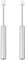 ECSiNG Lot de 2 poubelles à fermeture amortisseur de piston avec couvercle en acier et plastique - 91 x 49 x 7,8 mm