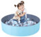 KBIBCK Piscina de pelotas plegable para bebés, piscina de bolas para niños de 80 cm para niños y niñas, corralito de juegos para bebés, piscina redonda portátil para perros, gatos, interior y exterior