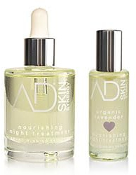 Sleep Duo - Award Winning Natural and Organic Nourishing Night Treatment Face Oil 50ml + Lavender Nourishing Night Treatment 15ml by AD SKIN SYNERGY