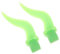 Angoily 3 Sätze Zubehör Für Kopfhörerhörner Dämon Cosplay Hörner Horn Headset Cosplay-hörner Halloween-Accessoires Halloween-hörner Kopfhörerzubehör Green Kieselgel 2 Stück * 3