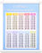 Yoosso 1x1 Poster, Einmaleins Lernen Lernposter Mathematik 1x1 Lernen für die Grundschule Einschulung Einschulung Geschenke