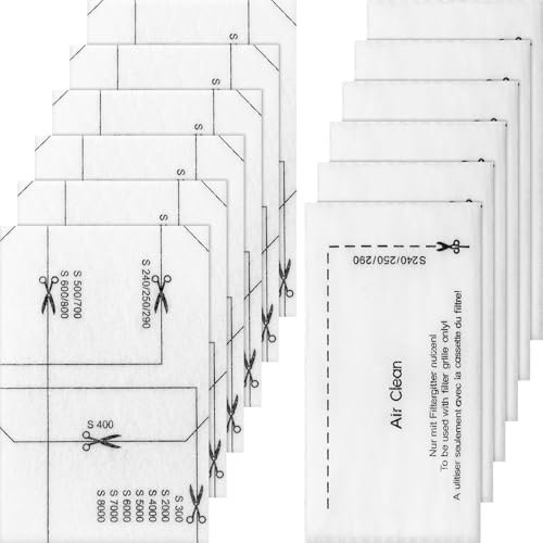 12 Pièces Détachées Compatible avec Aspirateur Miele Complete C1 C2 C3, Compact C1C2, Classic C1, Dynamic U1, S200-S899, S2000-S8999, 6 Filtres de Protection Moteur, 6 Filtres Dévacuation D'air