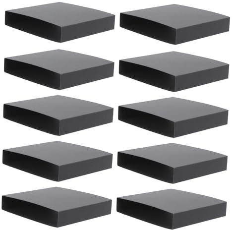 Schmuckverpackung aus Papier Schwarz, 25 Stück für Geschenkboxen