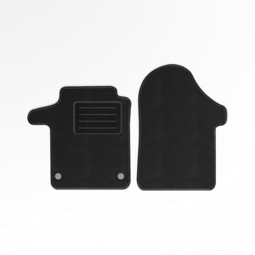 Mats4all Textil Fussmatten Passend für Mercedes Vito 4 Vito nur vorne W447 2014- | rutschfest | Mit Verstärkung | 2-teilig