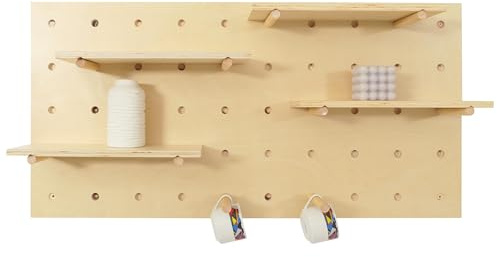 Mendler Panneau Mural HWC-P24 100 x 50 cm MVG Couleur Naturelle