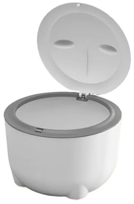 YVAAASIYC Haustiermisteimer Katzenstreu Spezialmülleimer Katzenkot Geruchsdichtes Katzenstreubecken Kleine Haustierkot Haustierprodukte(GRAY)