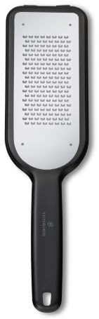 Victorinox Grattugia Fine per Formaggio, Scorza e Spezie, 26,7 cm, Nero | Lama in acciaio inossidabile con incisione, manico ergonomico antiscivolo, ideale per agrumi, lavabile in lavastoviglie