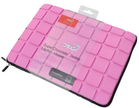 Croco® 11 Inch Compatible with/for Macbook Air Super Chocolate Carry Case Sleeve (Pink)