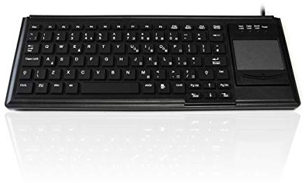 Accuratus K82F - USB Ruggedised Mini IP55 Keyboard with Touchpad