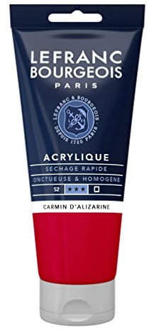 Lefranc Bourgeois Acrylique Fine Tube 80ml Carmin D'Alizarine