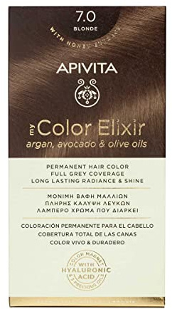 My Color Elixir Permanente coloración del cabello 7.0 Rubio Apivita