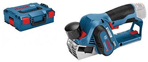 Bosch Professional 12V System Rabot sans fil GHO 12V-20 (sans batterie, 12 V, largeur de rabotage maxi : 56 mm, dans une L-BOXX)