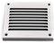 Vent Systems 100 x 100 mm Lüftungsschlitzabdeckung aus Metall mit eingebautem Schädlingsschutz, HVAC-Entlüftungsabdeckung für Heimwerker, Entlüftungskanal Abdeckung 10 x 10 cm