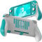 JUSPRO Griff für ergonomischer Komfort, Handschutz, tragbare Gaming-Hülle, Zubehör, kompatibel mit Nintendo Switch Lite (Blau)