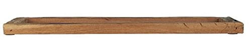 Ib Laursen Rechteckiges Tablett aus recyceltem Holz mit kleinem Rand
