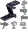 Universal Flex Tilt Head Z Mount Bracket Arca-Swiss Tripod Head Quick Release Plate Mounting for Monopod Slider Rail Cage Rig Stabilizer Gimbal Compatible with DSLR Camera Canon Nikon Sony Panasonic
