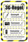 BIKE-label Corona Aufkleber 3G Regel Geimpft Genesen und Getestet 130 x 195 mm 900245