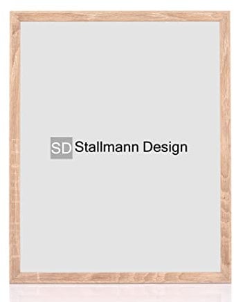 Stallmann Design Bilderrahmen 'Galeria53' | Größe: 60x80cm | Farbe: Sonoma-Eiche | 20mm schmale Rahmenleiste