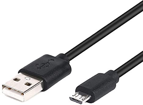 Aiivioll Replacement USB Charging Cable Micro Charging Cable Compatible with Bose QuietComfort 35 / QC35II/ QC30/QC20 & Soundlink Around-Ear Wireless Headphones (2m/Black)