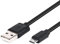 Aiivioll Ersatz-USB-Ladekabel, Mikro-Ladekabel, kompatibel mit Bose QuietComfort 35 / QC35II / QC30 / QC20 & Soundlink Around-Ear Wireless Kopfhörern (2 m/Schwarz)