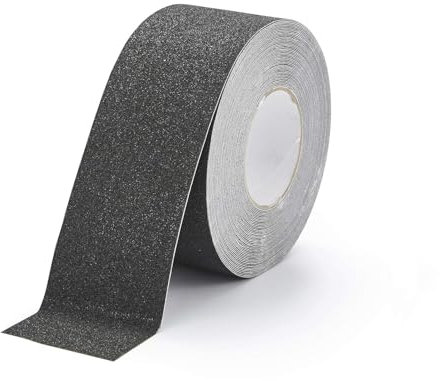 Durable Nastro antiscivolo standard Duraline Grip, 75 mm x 15 m, per fissare scale, rampe, nero, 108401