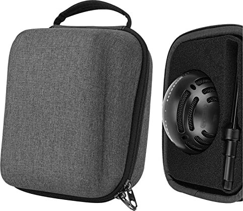 Geekria for Creators Étui de protection de voyage avec rangement pour câbles Compatible avec microphone Blue Snowball Ice