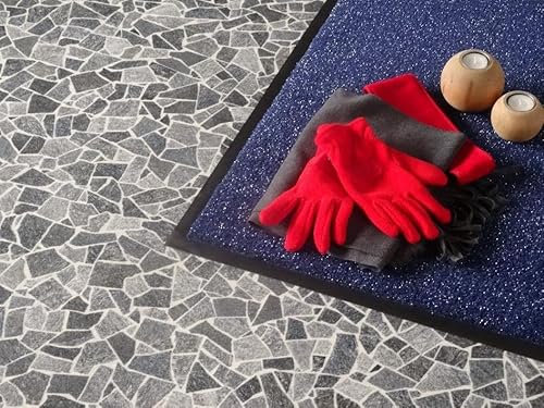 PVC Bodenbelag Vinylboden in lebhaftem Naturstein, Zuschnitt (2m breit, 3,5m lang)
