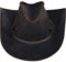 Lipfer Echter Leder Cowboyhut Für Männer Vintage Handgefertigt Westliche Formbare Rand Haltelement Großer 60 cm Outback Hut