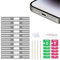 Senbos 21 Pcs Dustproof Stickers Protector Kit Compatible with iPhone 15 Pro Max, Upgrades Mobile Phone Speaker Mesh Anti Dust Adhesive Cover with USB C Dust Plug and Tweezers