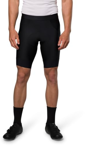 PEARL IZUMI Men's Biker Shorts Cycling Shorts 10.5 Attack Cycling Shorts, Breathable with Reflective Fabric. Black