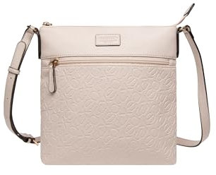 SOCCX Damen Crossbody Bag mit Logo-Prägungen Light Beige None