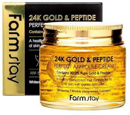 FARMSTAY Gold & Peptide Perfect Ampoule Cream, anti age, anti-age, creme