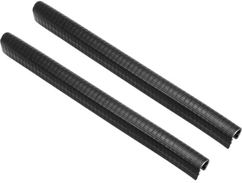 PATIKIL 11,8 Zoll Skateboard Deck Schutzfolien, 2er Pack Skate Deck Kantenschutz Skateboard Schutzausrüstung, Schwarz