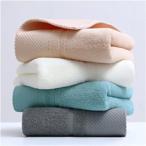 TERNOS - Toallas Lavabo Pequeñas 74 x 34 cm - Toallas de Mano algodón 100% - Pack de 4 - Super Suaves y Absorbentes (Mixto)