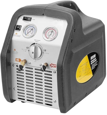 Máquina portátil de recuperación de refrigerante 1hp/3/4 H -P - Máquina de recuperación de CA120V HVAC para refrigerante líquido