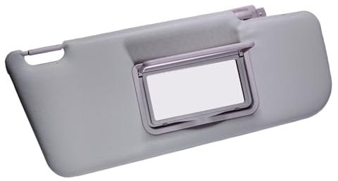 CANTONDZ Visera Parasol Interior con Espejo y Bolsillo Lado Derecho del Pasajero Compatible con Fiat Panda 09/2003 a 12/2011 735362763 735362753 735362756