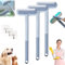 Pet Hair Remover Pet Hair Cleaning Brush With Squeegee Dog Cat Hair Removal Brush Tool Bidirectional Brush Head Extended Handle Reusable Fur Broom Couch Carpet Gifts For Pet Enthusiasts (3PCS)