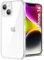 WORLD CONNECTERE for iPhone 14 Case 6.1-Inch, Shockproof Bumper Phone Cover, Anti-Yellowing Clear Back Compatible with iPhone 14 (Clear)