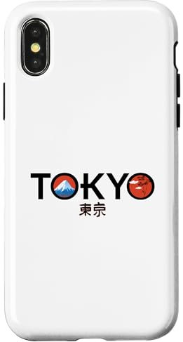 Hülle für iPhone X/XS I love japanische Souvenirs-T-Shirt, niedliches japanisches Denkmal