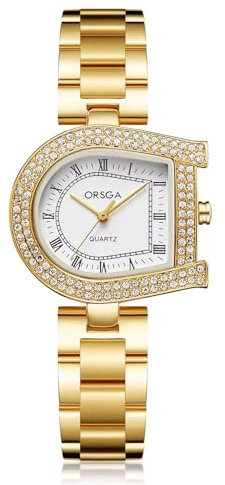 CIVO Damen Uhr Gold Armbanduhr: Wasserdicht Analog Damenuhr - Edelstahl Quartz Frauen Uhren