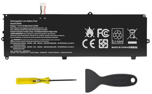 ASUNCELL 7.7V/47.04Wh JI04XL Laptop-Batterie für HP Elite x2 1012 G2, JI04XL J104XL JI04 J1O4 JIO4 HSTNN-UB7E HSN-I07C 901307-541 901247-855 JI04047XL JIO4XL J1O4XL JI04047XL-PL 2ICP4/66/72-2