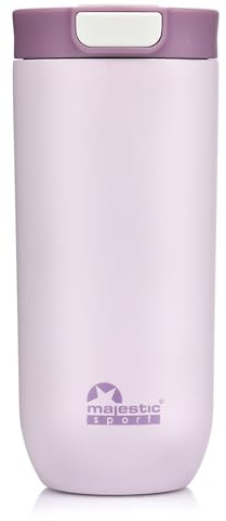 Majestic Sport Bullet Thermobecher 540 ml, Kaffeebecher to go 100% Auslaufsicher, Hält mind. 6 h warm, BPA-Frei - Schlanker Edelstahl coffee to go becher, Rosa.