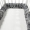 WLXFF Bettschlange Geflochten, Baby Braided Bed Snake, Baby Kantenschutz Knotenkissen, Baumwolle Bequem Bettschlange Baby,B Ettschlange, Nestchenschlange, Bettschlange Baby,O,100 cm
