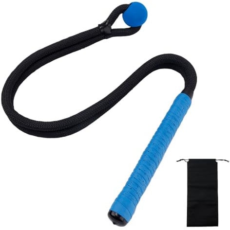 Golf Rope Swing Trainer, Rope Golf Practice Aid with Storage Bag Multi-Purpose Golf Training Rope Golf Gifts Golf Rope Speed Trainer Equipment for Strength Control Physical Training