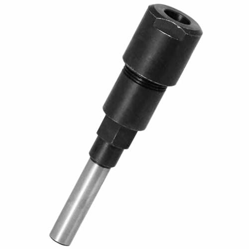 Treki 8mm Fräser Verlängerung für Oberfräse Fräser Spannzange Verlängerung, 8mm Schaftverlängerung für Oberfräse Spannzangenverlängerung Fräserschaftverlängerung für tiefere Ausfräsungen
